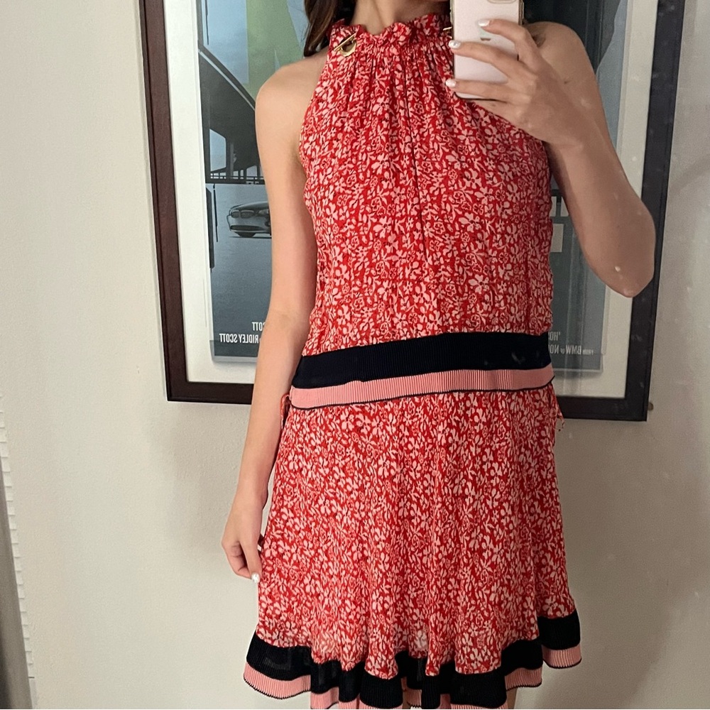 Derek Lam pleated floral dress